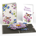 Born to Bloom: September Birth Month Flowers Pop-Up Card and Aster Sentiment Set