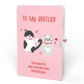 Love Cats Appreciation Pop-Up Card and Sentiment Set for Brother