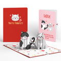Love Cats Pop-Up Card and Sentiment Set for Mom