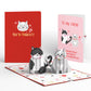 Love Cats Appreciation Pop-Up Card and Sentiment Set for Friend