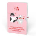 Love Cats Encouragement Pop-Up Card and Sentiment Set for Son