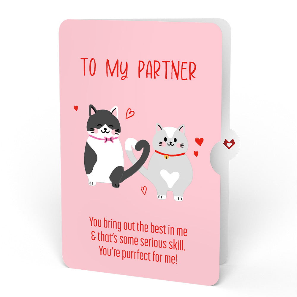 Love Cats Pop-Up Card and Sentiment Set for Partner