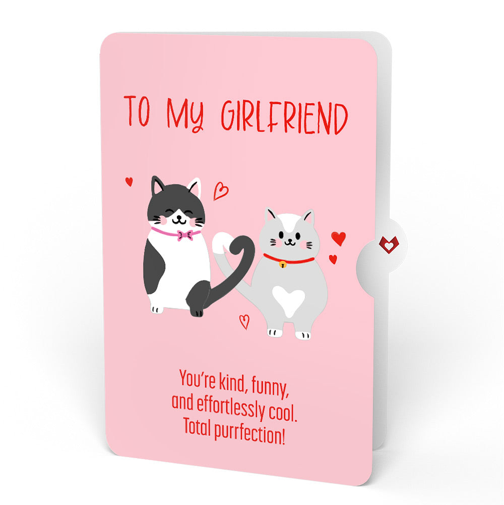 Love Cats Pop-Up Card and Sentiment Set for Girlfriend