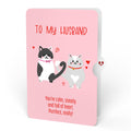 Love Cats Pop-Up Card and Sentiment Set for Husband