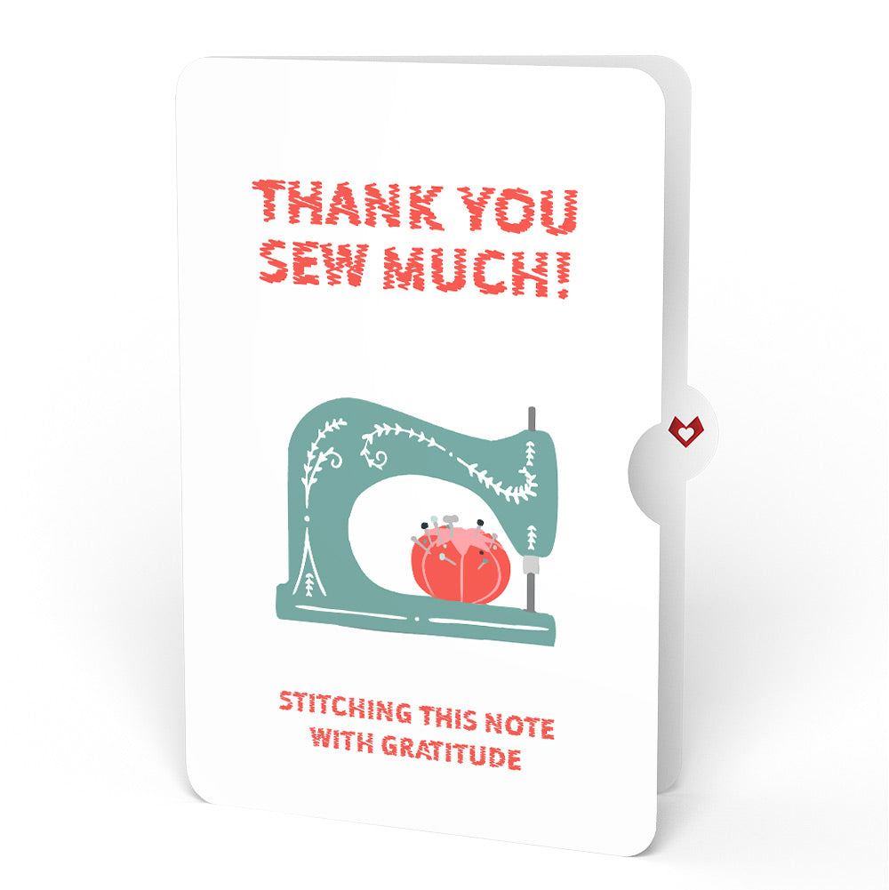 Love You Sew Much Thank You Pop-Up Card and Sentiment Set