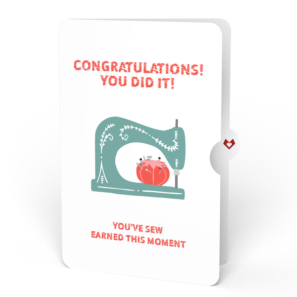 Love You Sew Much Congratulations Pop-Up Card and Sentiment Set