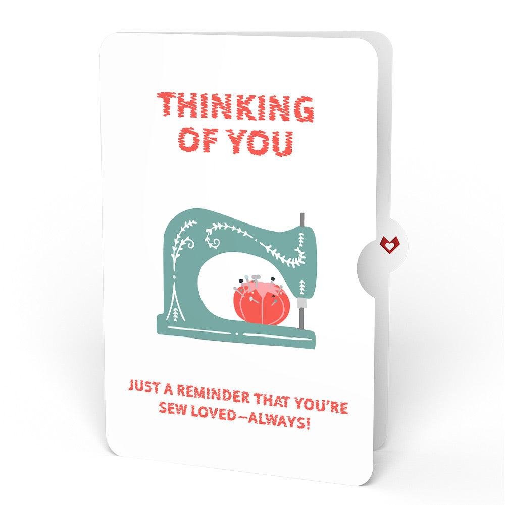 Love You Sew Much Thinking of You Pop-Up Card and Sentiment Set