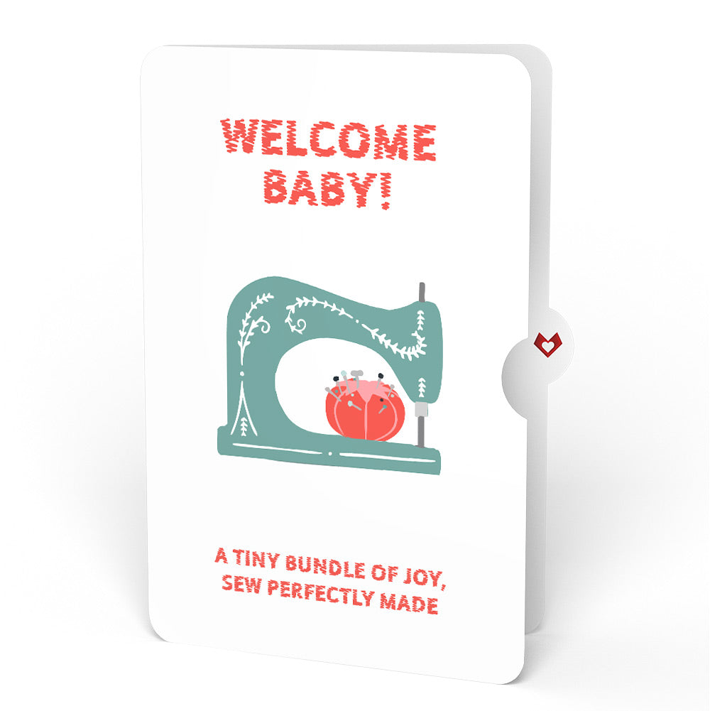 Love You Sew Much New Baby Pop-Up Card and Sentiment Set