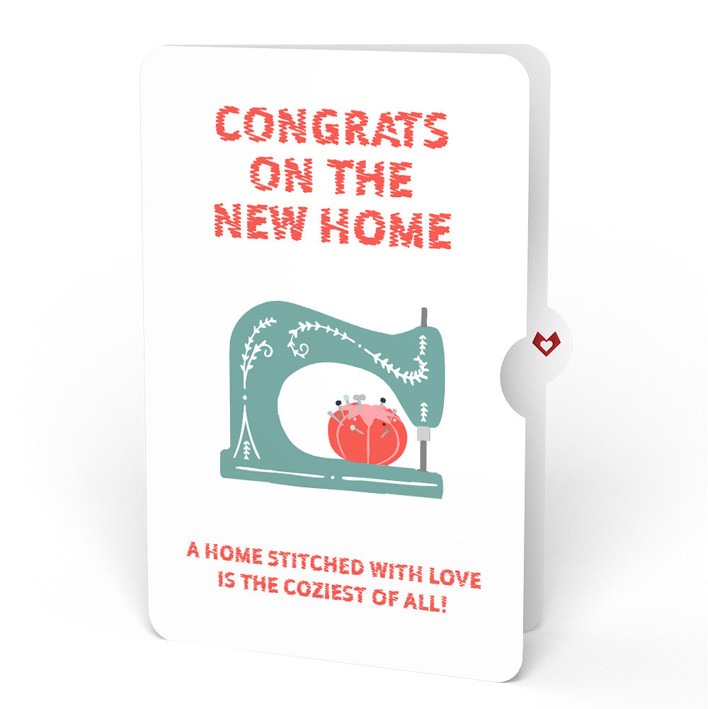 Love You Sew Much Housewarming Pop-Up Card and Sentiment Set