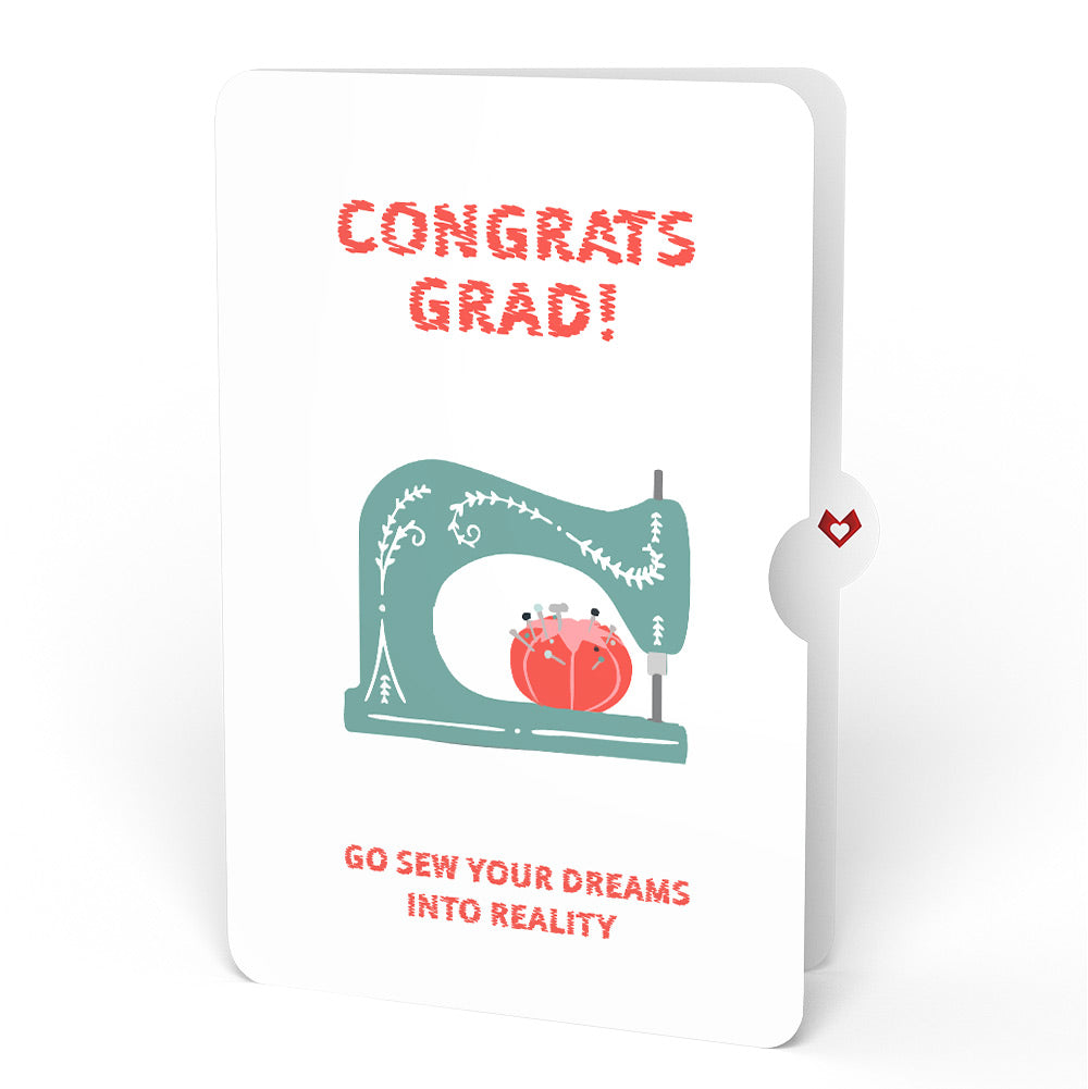 Love You Sew Much Graduation Pop-Up Card and Sentiment Set
