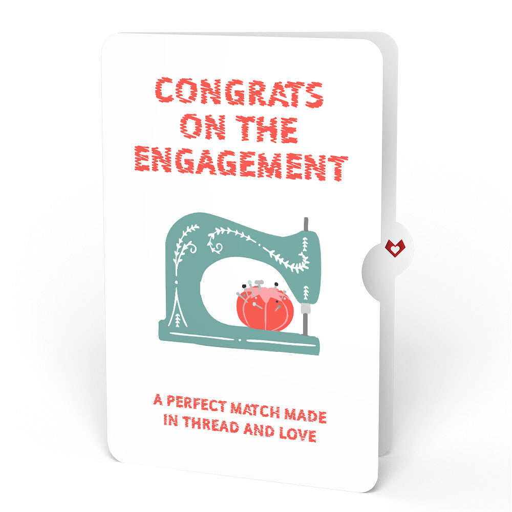 Love You Sew Much Engagement Pop-Up Card and Sentiment Set