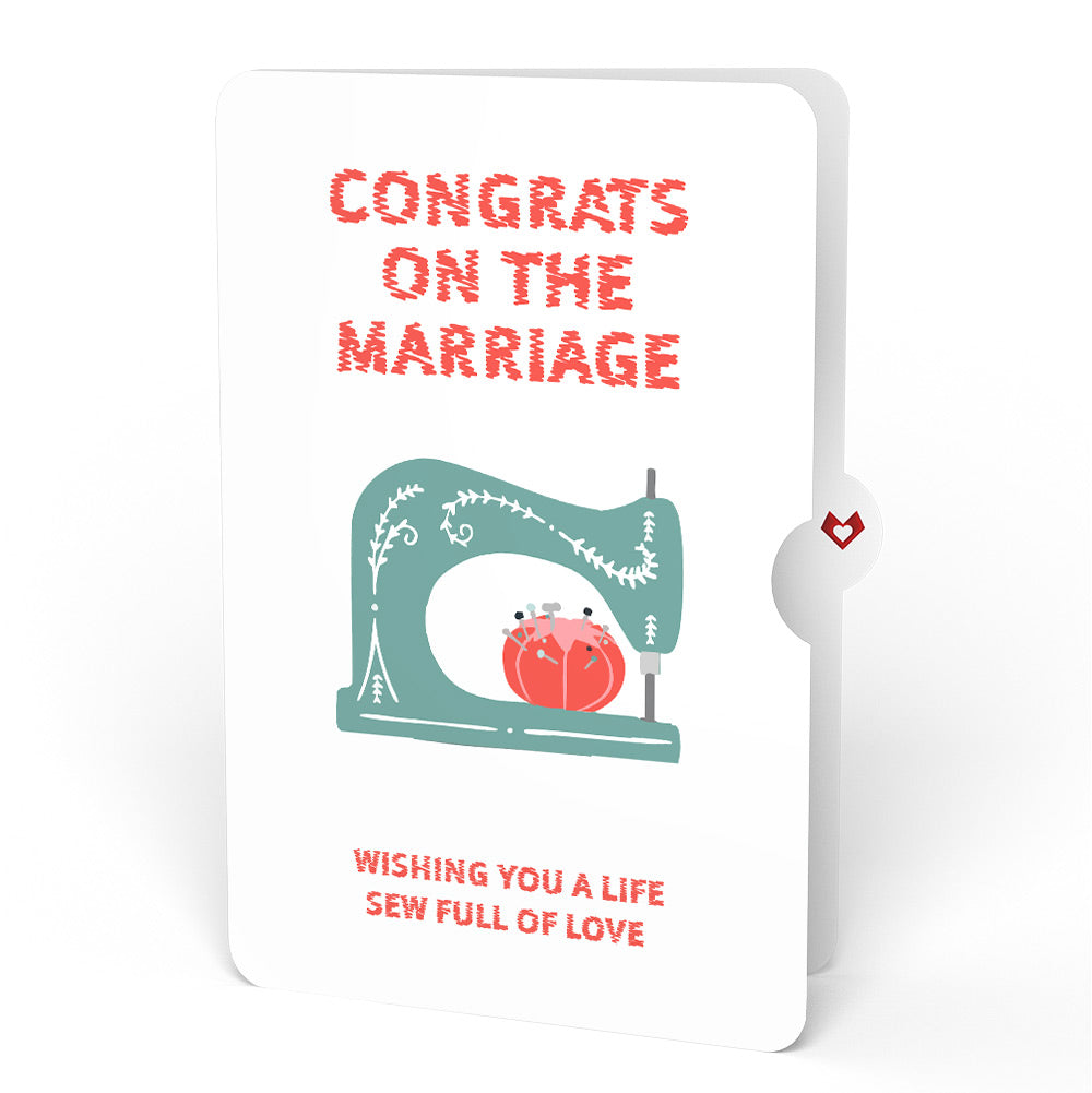 Love You Sew Much Wedding Pop-Up Card and Sentiment Set