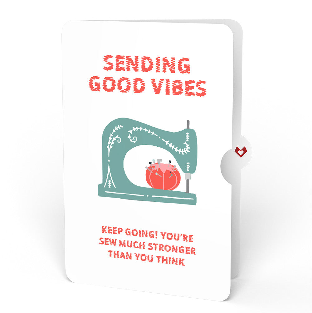 Love You Sew Much Encouragement Pop-Up Card and Sentiment Set