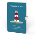 Coastal Lighthouse Thinking of You Pop-Up Card and Sentiment Set