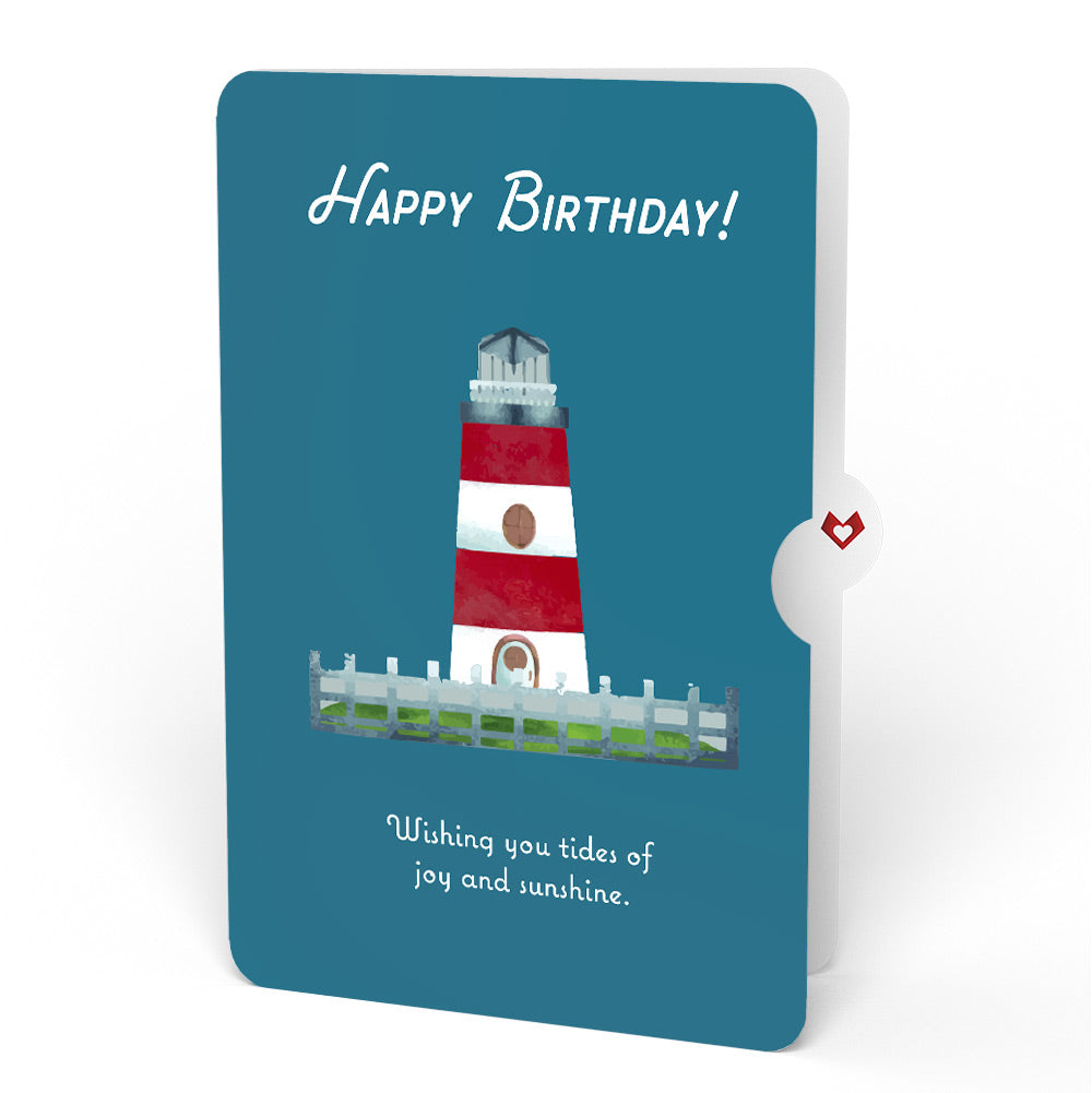 Coastal Lighthouse Birthday Pop-Up Card and Sentiment Set