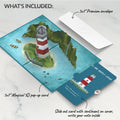 Coastal Lighthouse Love Pop-Up Card and Sentiment Set