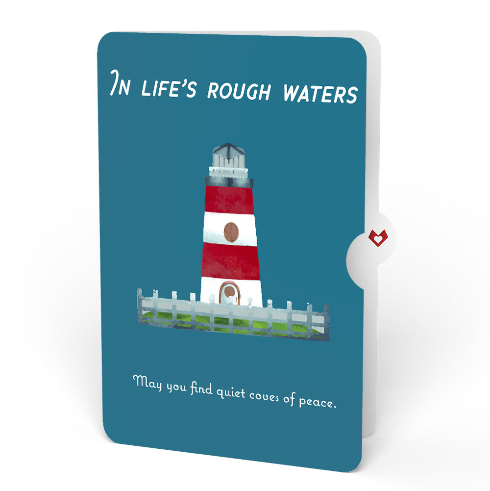 Coastal Lighthouse Sympathy Pop-Up Card and Sentiment Set