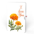 Born to Bloom: October Birth Month Flowers Love Pop-Up Card and Sentiment Set