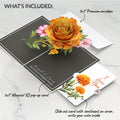 Born to Bloom: October Birth Month Flowers Love Pop-Up Card and Sentiment Set