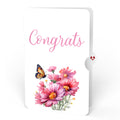 Born to Bloom: October Birth Month Flowers Congratulations Pop-Up Card and Sentiment Set