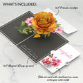 Born to Bloom: October Birth Month Flowers Congratulations Pop-Up Card and Sentiment Set