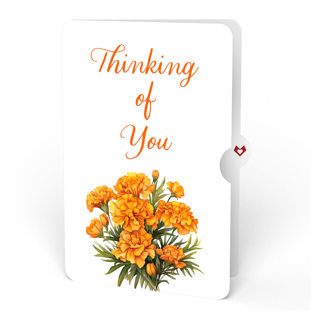 Born to Bloom: October Birth Month Flowers Thinking of You Pop-Up Card and Sentiment Set