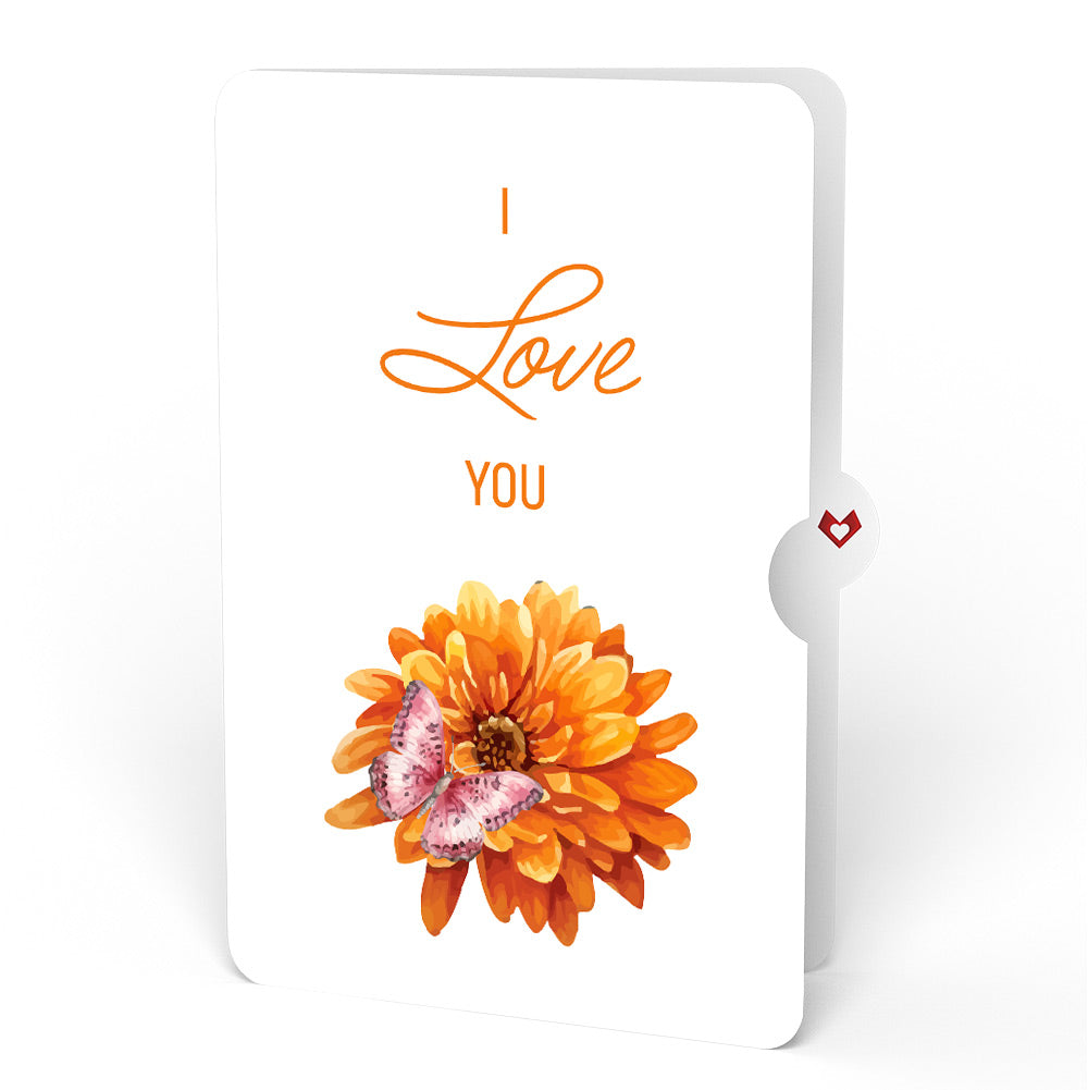 Born to Bloom: November Birth Month Flowers Love Pop-Up Card and Sentiment Set