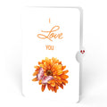 Born to Bloom: November Birth Month Flowers Love Pop-Up Card and Sentiment Set