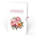 Born to Bloom: November Birth Month Flowers Congratulations Pop-Up Card and Sentiment Set