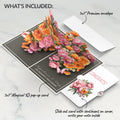 Born to Bloom: November Birth Month Flowers Congratulations Pop-Up Card and Sentiment Set