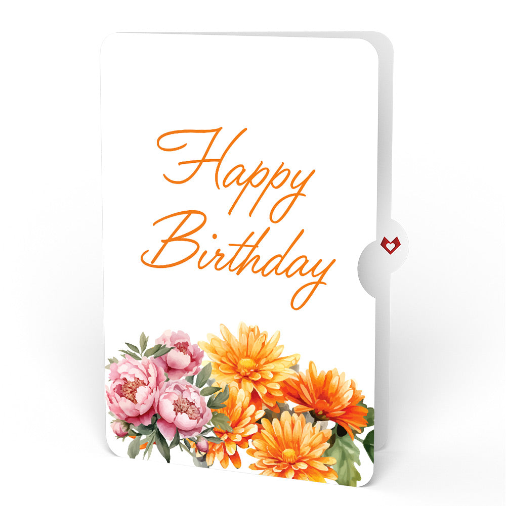 Born to Bloom: November Birth Month Flowers Pop-Up Card and Sentiment Set