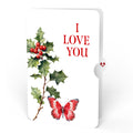 Born to Bloom: December Birth Month Flowers Love Pop-Up Card and Sentiment Set