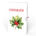 Born to Bloom: December Birth Month Flowers Congratulations Pop-Up Card and Sentiment Set