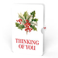 Born to Bloom: December Birth Month Flowers Thinking of You Pop-Up Card and Sentiment Set