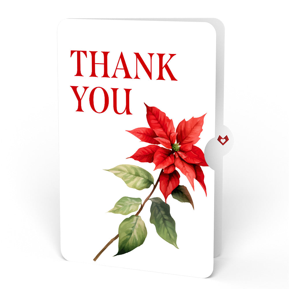 Born to Bloom: December Birth Month Flowers Thank You Pop-Up Card and Sentiment Set