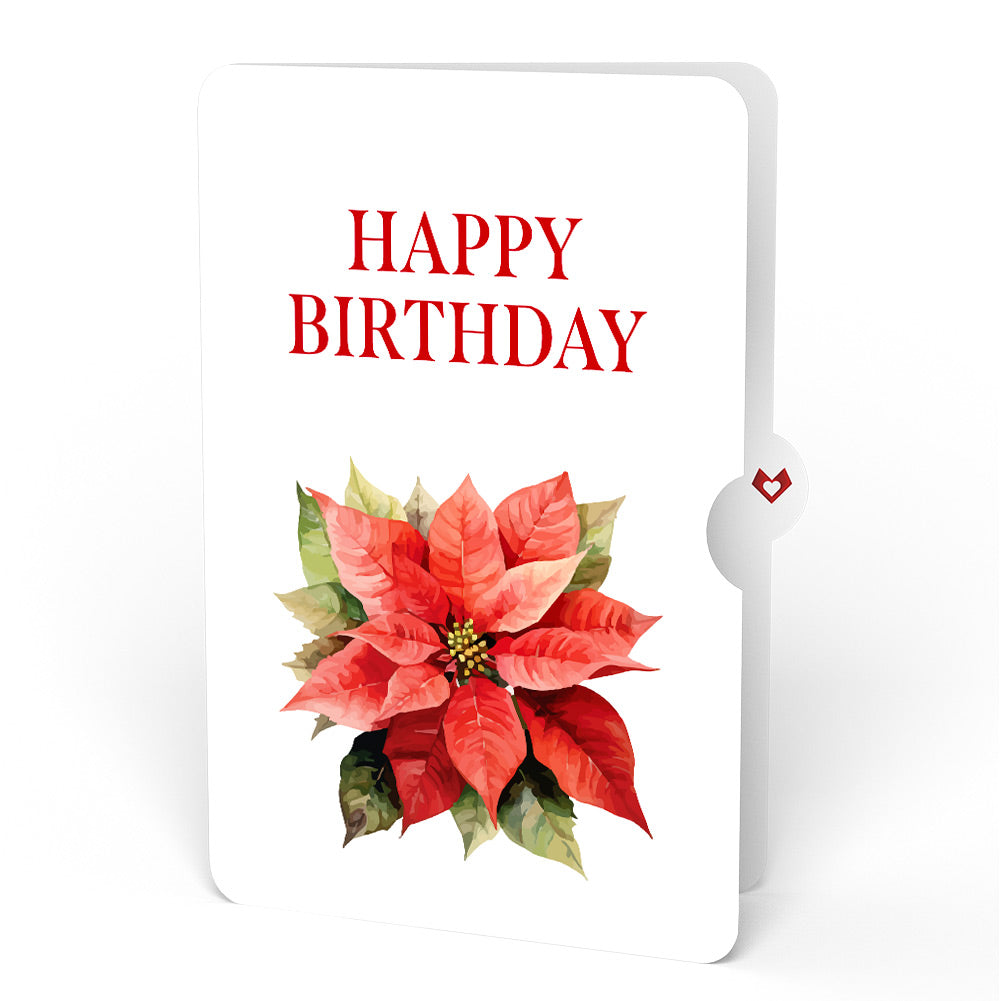 Born to Bloom: December Birth Month Flowers Pop-Up Card and Sentiment Set
