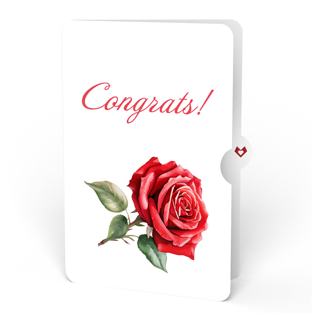 Born to Bloom: June Birth Month Flowers Congratulations Pop-Up Card and Sentiment Set