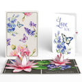 Born to Bloom: July Birth Month Flowers Love Pop-Up Card and Sentiment Set