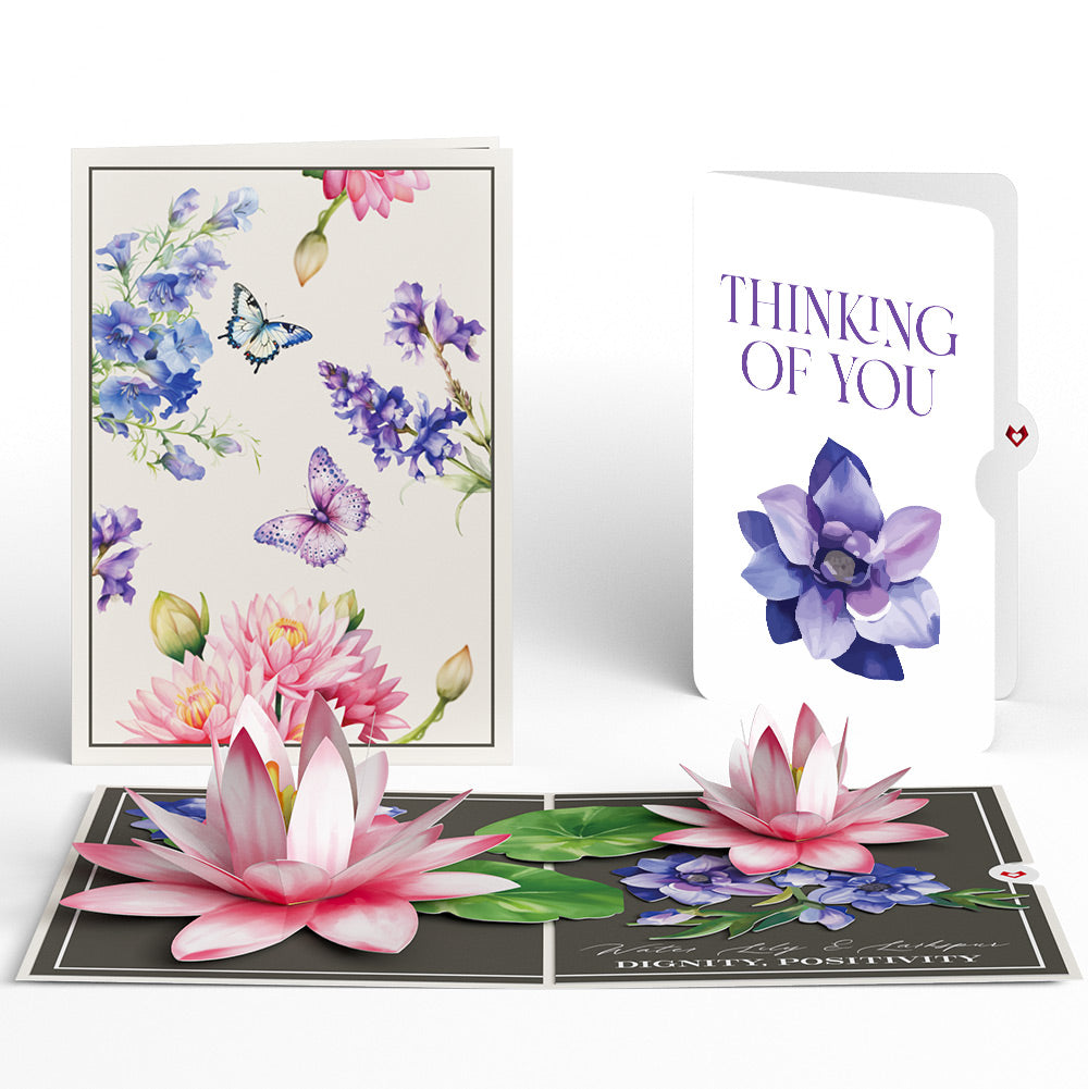 Born to Bloom: July Birth Month Flowers Thinking of You Pop-Up Card and Sentiment Set