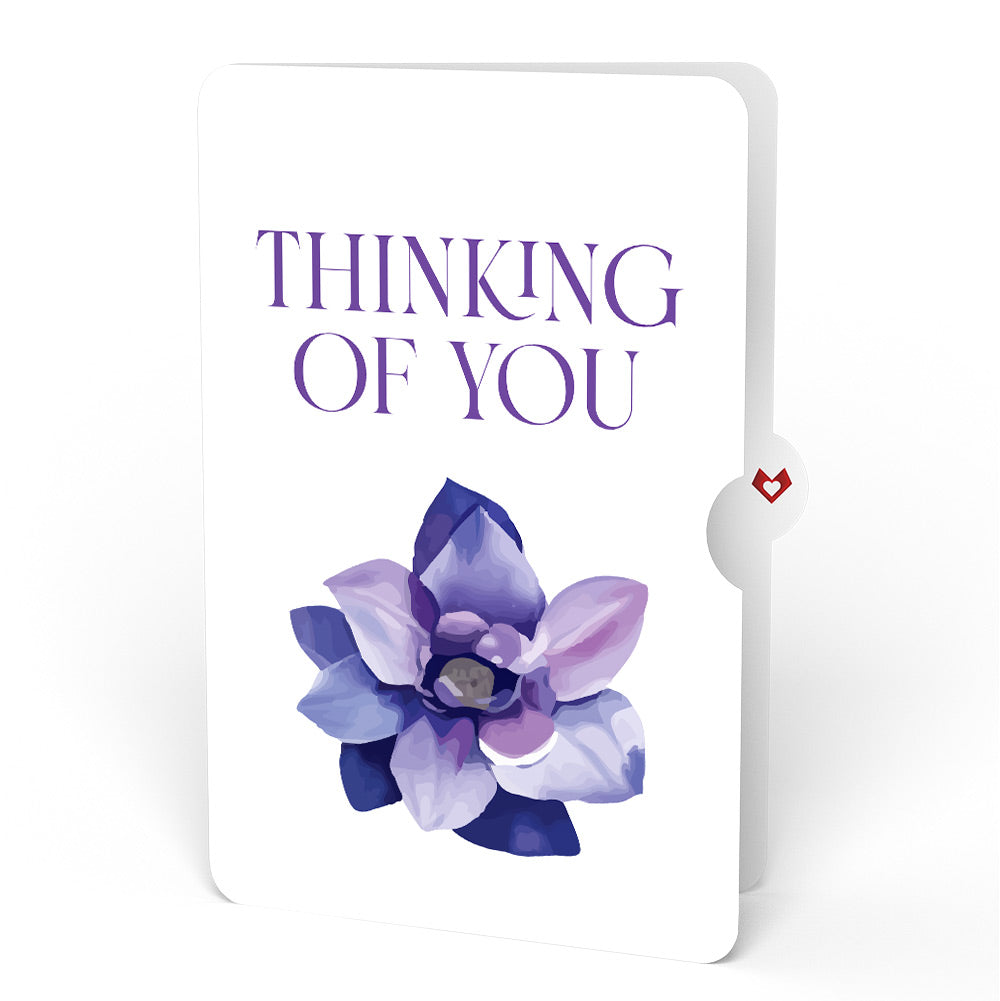 Born to Bloom: July Birth Month Flowers Thinking of You Pop-Up Card and Sentiment Set