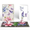 Born to Bloom: July Birth Month Flowers Thank You Pop-Up Card and Sentiment Set