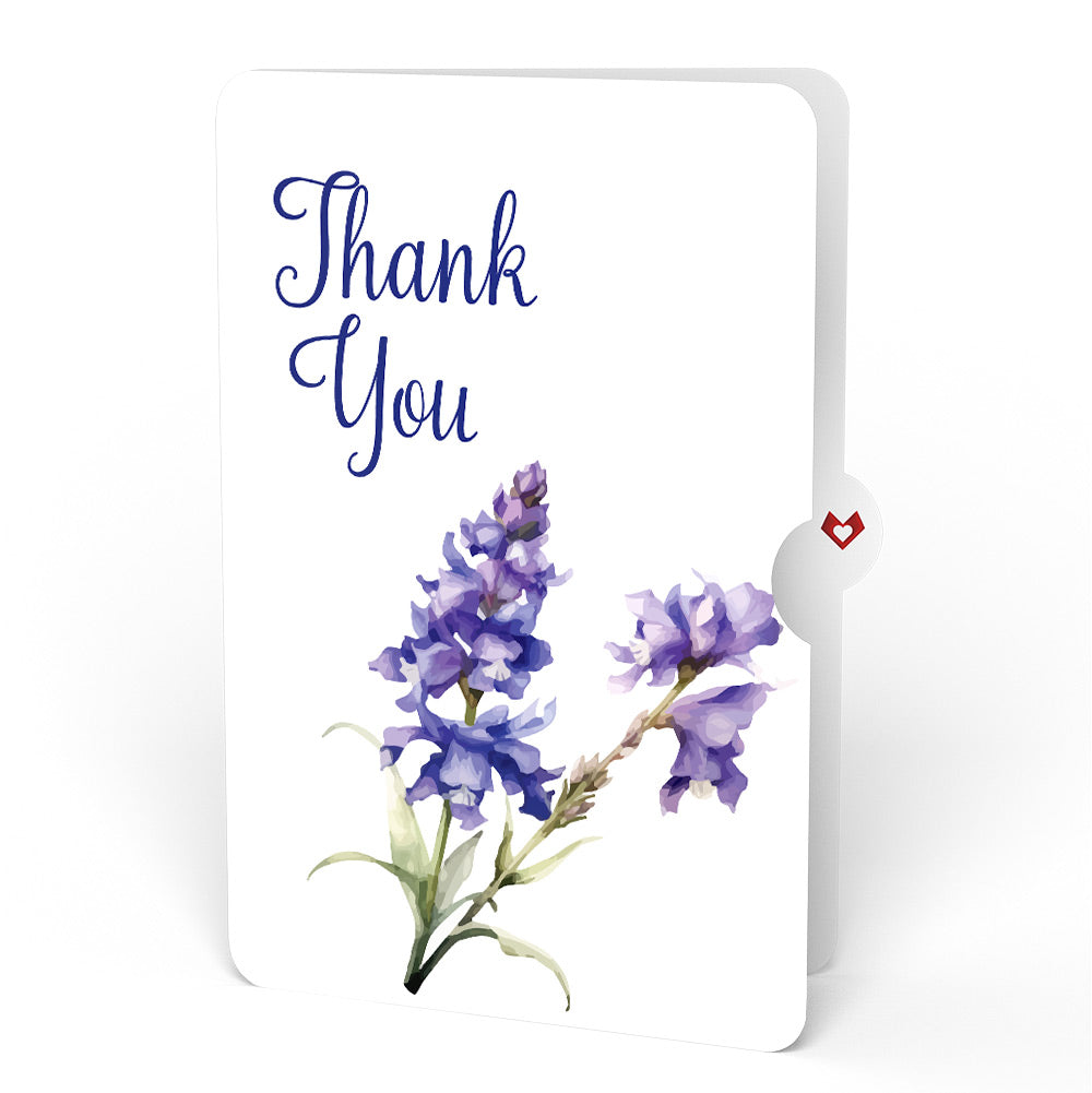Born to Bloom: July Birth Month Flowers Thank You Pop-Up Card and Sentiment Set