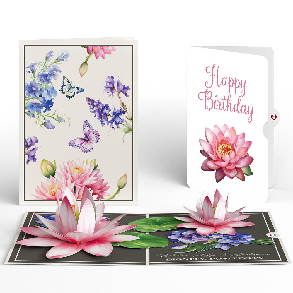 Born to Bloom: July Birth Month Flowers Pop-Up Card and Sentiment Set