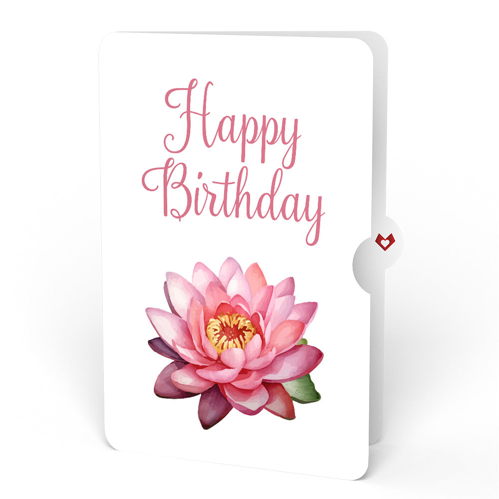 Born to Bloom: July Birth Month Flowers Pop-Up Card and Sentiment Set