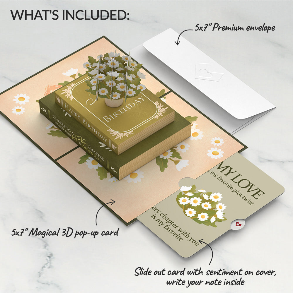 Cheers to a New Chapter Birthday Pop-Up Card and Sentiment Set