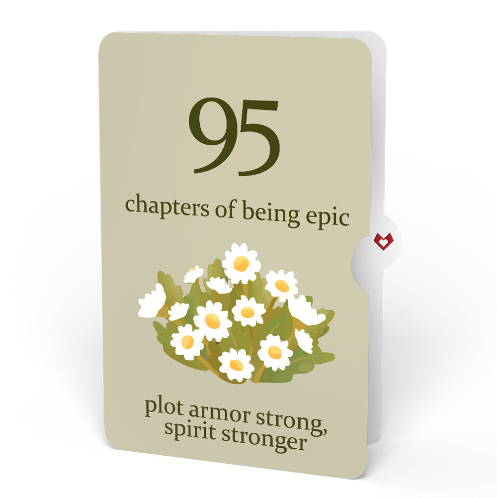 Cheers to a New Chapter 95th Birthday Pop-Up Card and Sentiment Set
