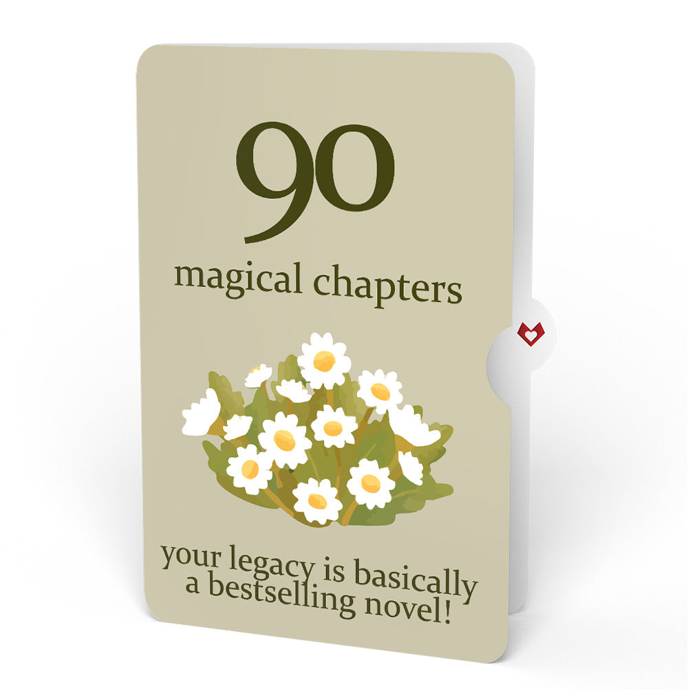 Cheers to a New Chapter 90th Birthday Pop-Up Card and Sentiment Set