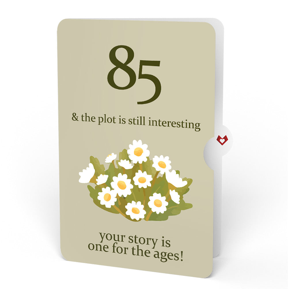 Cheers to a New Chapter 85th Birthday Pop-Up Card and Sentiment Set