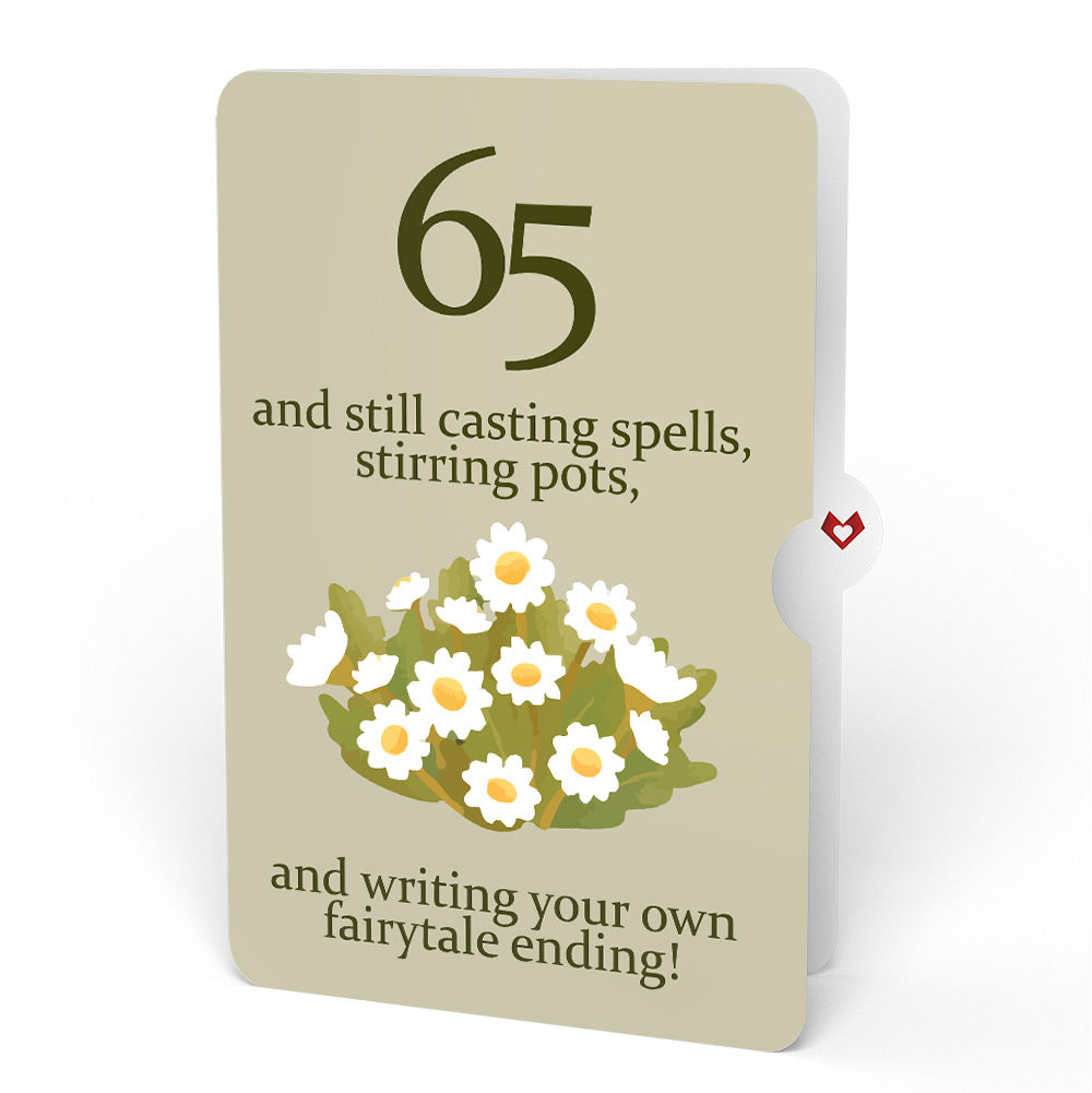 Cheers to a New Chapter 65th Birthday Pop-Up Card and Sentiment Set