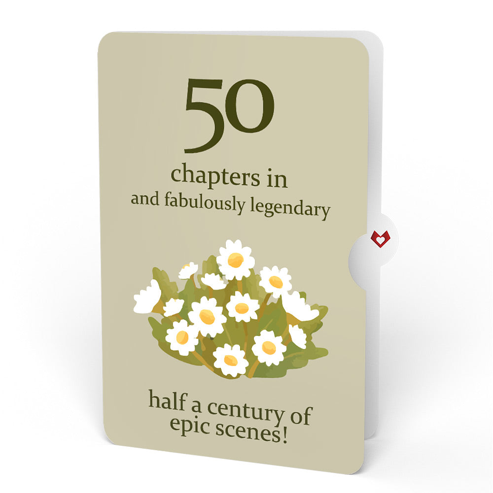 Cheers to a New Chapter 50th Birthday Pop-Up Card and Sentiment Set